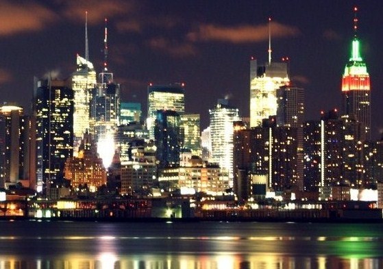 new york skyline at night wallpaper. new york, skyline at night